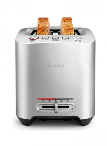 The Smart Toast 2 Slice Toaster BTA825BSS Silver