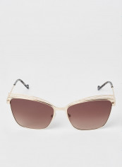 Women's Full Rim Metal Modified Rectangle Sunglasses - Lens Size: 57 mm reviews Women's Full Rim Metal Modified Rectangle Sunglasses - Lens Size: 57 mm