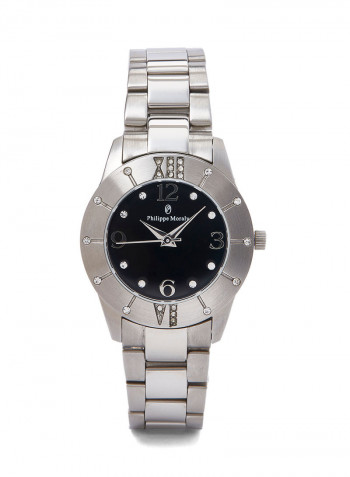 Women's Water Resistant Stainless Steel Analog Wrist Watch