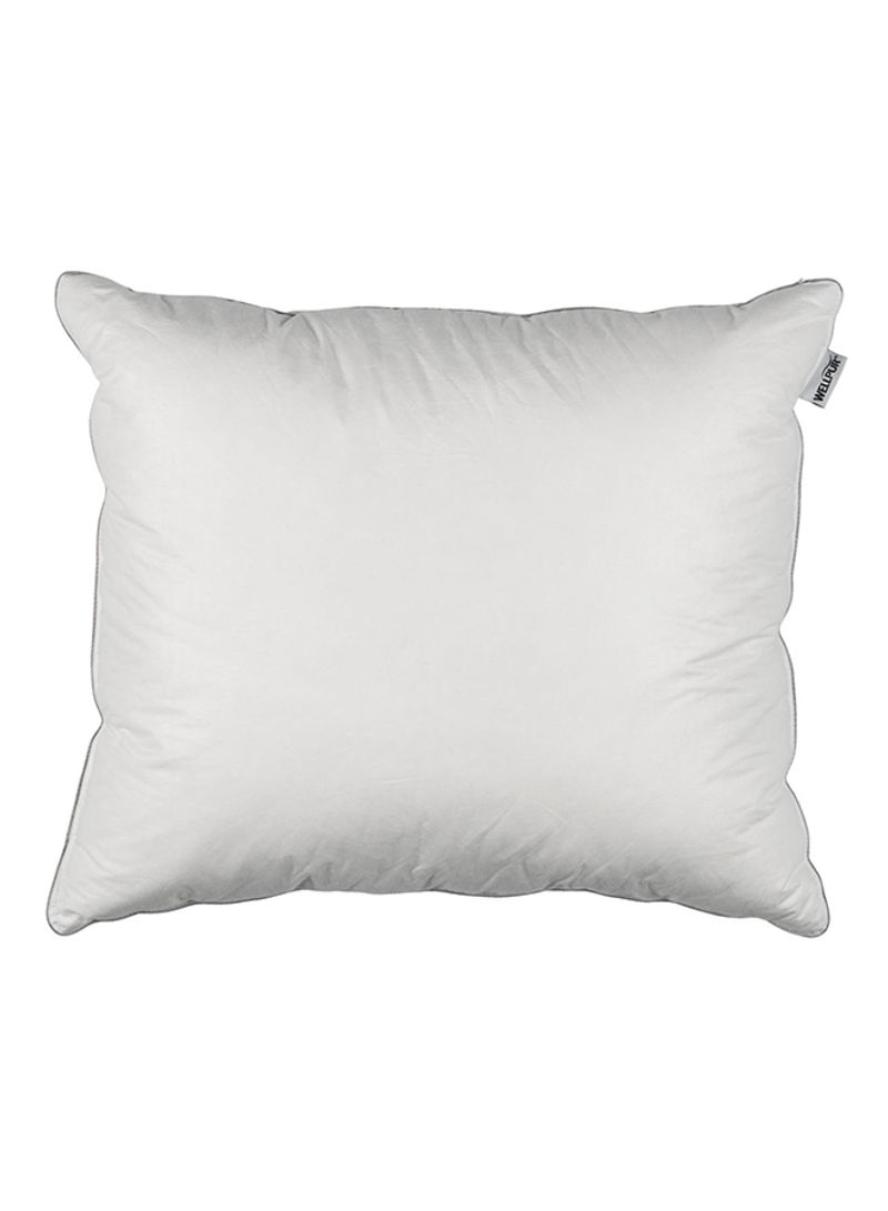 Wellpur Grindane Cushion Cotton White 50x60x14centimeter