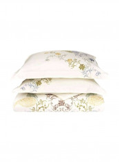 3-Piece Duvet Cover Set Beige/Green/Blue Full/Queen