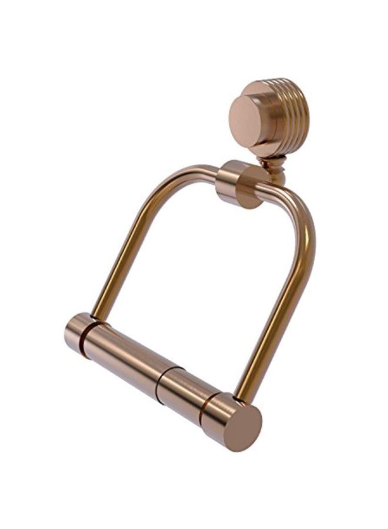 Venus Collection 2-Post Groovy Accents Toilet Paper Holder Bronze 5.5x2x6inch