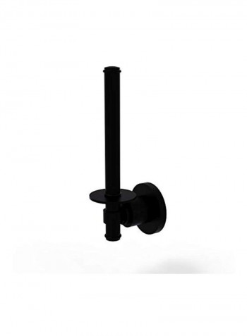 Brass Toilet Paper Holder Black 3x2.8x9inch