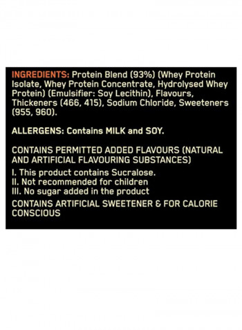 Gold Standard 100 Percent Whey Protein - Vanilla Ice Cream - 907 Gram