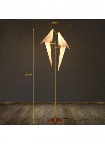 Bird Themed LED Vertical Floor Lamp Warm White