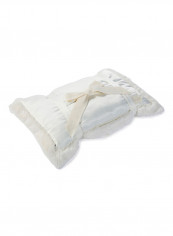 Cuddle Plush Nap To Go Blanket Polyester Pearl-Crown