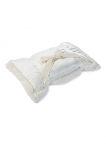 Cuddle Plush Nap To Go Blanket Polyester Pearl-Crown