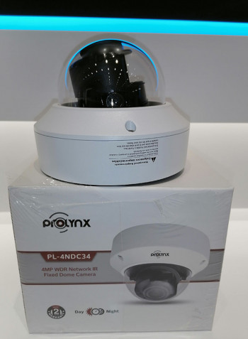 Network Dome 4MP Surveillance Camera PL-4NDC34 White