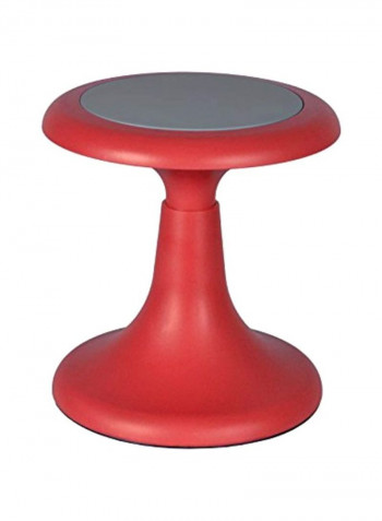 Glow Stool Red/Grey 13inch