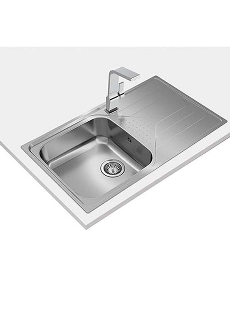 Universe 50 T-Xp 1B 1D Plus Inset Reversible Stainless Steel 1 Bowl 1 Drainer Sink Stainless Steel 860x500x195mmmm