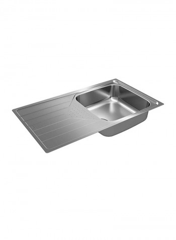 Universe 50 T-Xp 1B 1D Plus Inset Reversible Stainless Steel 1 Bowl 1 Drainer Sink Stainless Steel 860x500x195mmmm