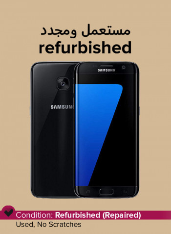 Refurbished - Galaxy S7 Edge Dual SIM Black Sapphire 4GB RAM 32GB 4G LTE