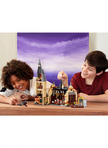 878-Piece Harry Potter Hogwarts Great Hall Building Set 75954 18.9x14.88x2.78inch