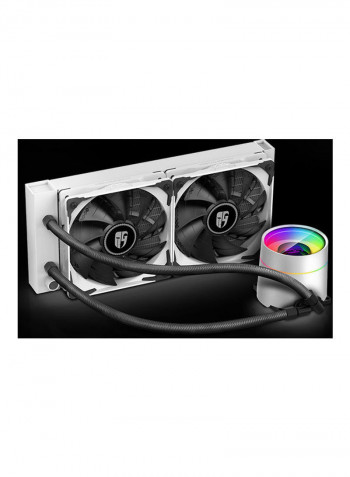 AIO Liquid Cooler CASTLE 240EX White
