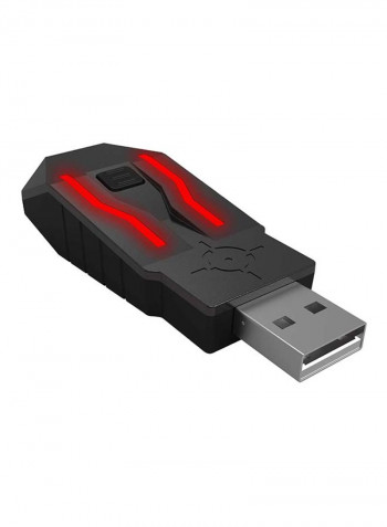 Precision Mouse And Keyboard Adapter For Consoles Black