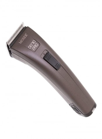 Genio Pro Professional Hair Clipper With Interchangeable Battery Set Brown/Silver