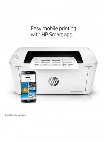 LaserJet Pro M15w Printer,W2G51A 378 x 198 x 222millimeter White/Black