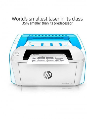 LaserJet Pro M15w Printer,W2G51A 378 x 198 x 222millimeter White/Black