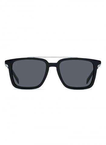 Men's Full Rim Rectangular Shaped Sunglasses - Lens Size: 52 mm