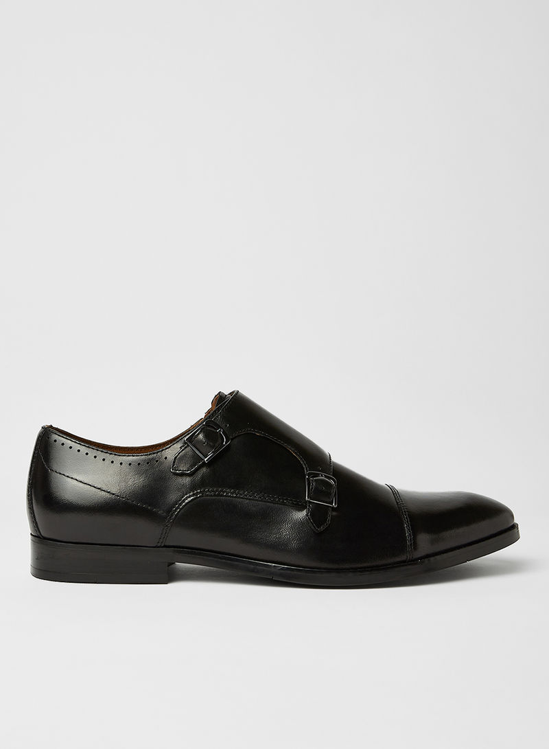 Arrolflex Leather Formal Shoes Black
