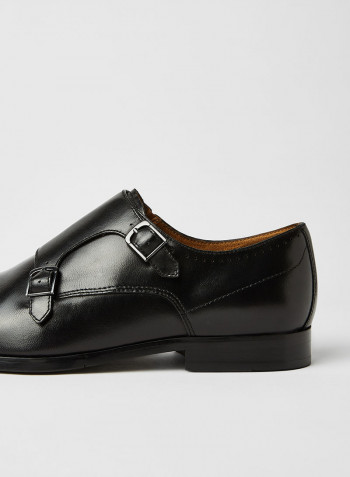 Arrolflex Leather Formal Shoes Black