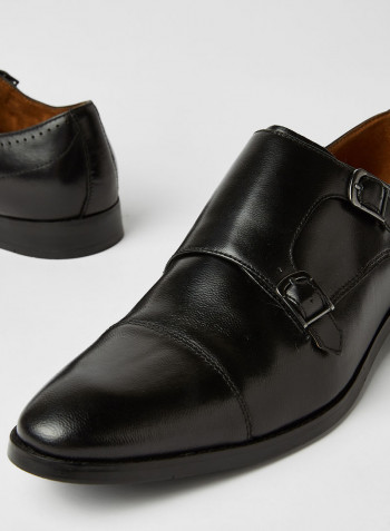 Arrolflex Leather Formal Shoes Black