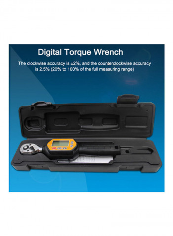 Portable Digital Torque Wrench Black/Yellow