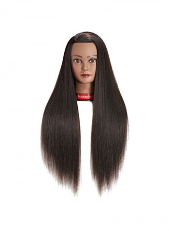 Long Straight Hair Wig With Clamp Black