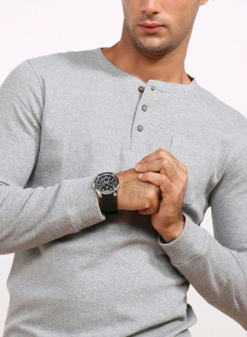 Men's Stainless Steel Analog Watch 12459M