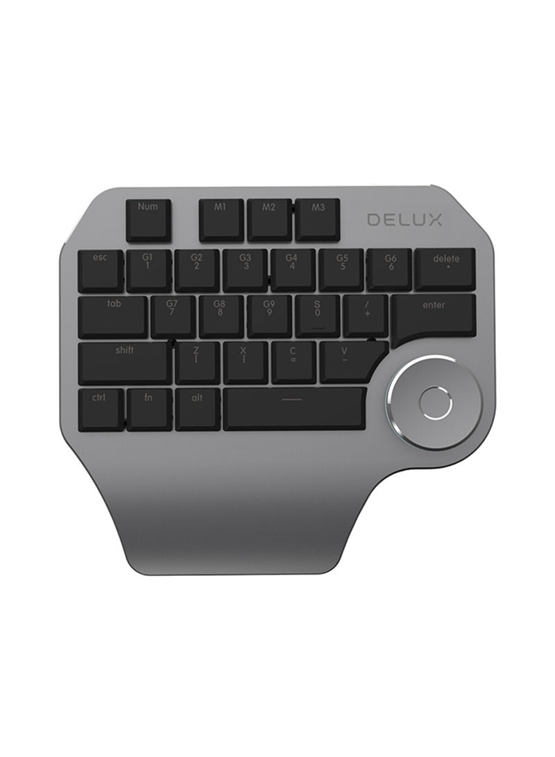Smart Dial 3 Group Customized Designer Keypad Keyboard 17.0X15.0X3.5centimeter Black