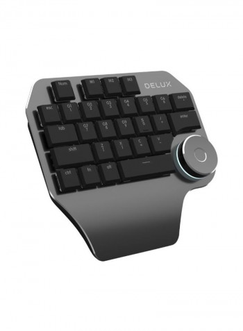 Smart Dial 3 Group Customized Designer Keypad Keyboard 17.0X15.0X3.5centimeter Black