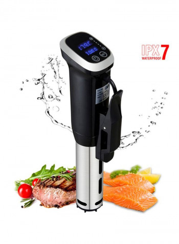 Vacuum Sous Vide Cooker Black/silver 45x13x21centimeter