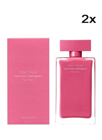 Set Of 2 Fleur Musc EDP 2x100ml