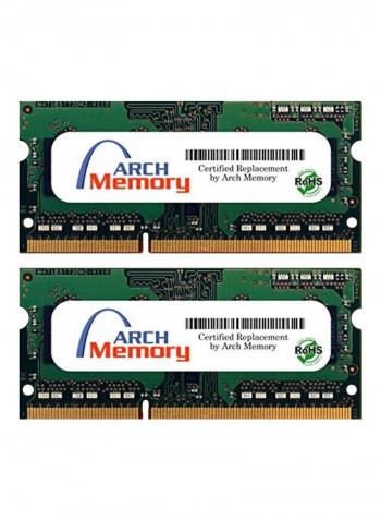 2-Piece SODIMM DDR3 RAM For Lenovo ThinkPad T540p 20BF0036US 8GB Multicolour