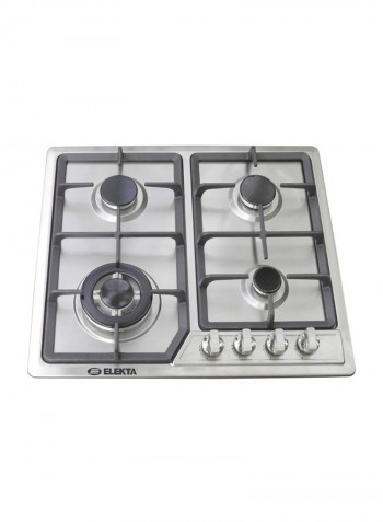 4-Hob Gas Burner Stove EGC-B504SSMKII Silver/Black