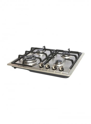 4-Hob Gas Burner Stove EGC-B504SSMKII Silver/Black