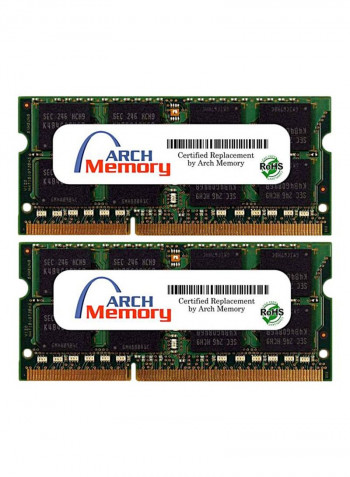 2-Piece SODIMM DDR3 RAM For Lenovo IdeaPad Y450 418938U 4GB Multicolour