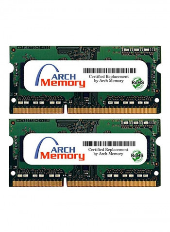 2-Piece SODIMM DDR3 RAM For Lenovo Essential G500s Touch 4GB Green