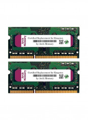 2-Piece SODIMM DDR3 PC3-10600 RAM For KVR13S9S8K2/8 4GB