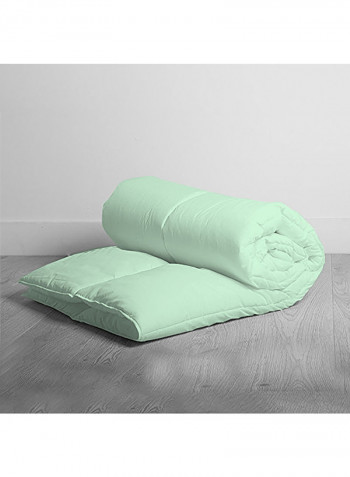 Egyptian Cotton Solid Comforter Light Green Super King