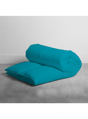 Egyptian Cotton Solid Comforter Turquoise Super King