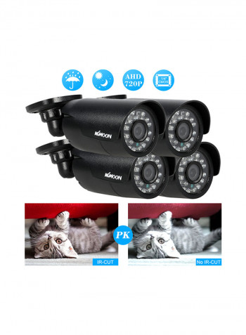 4-Piece AHD Bullet Camera Set