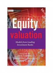 Equity Valuation : Models From Leading Investment Banks Hardcover