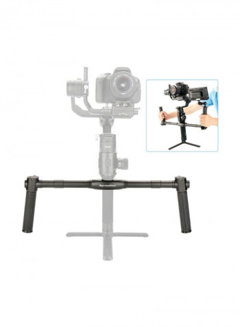 Dual Handle Bracket Stabilizer For DJI Ronin-S Gimbal Black