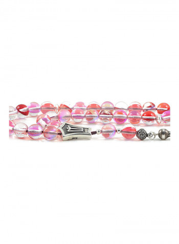 Cat's Eye Prayer Beads with Sterling Silver components