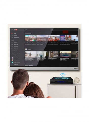 F3 Android Smart TV Box With Remote Control A95X Black