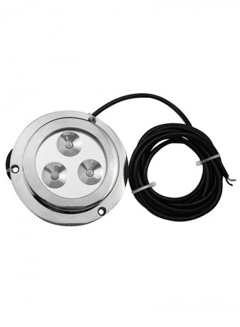 Underwater LED Light Silver 11x5x21centimeter