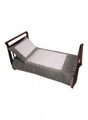 4-Piece Zuma Bedding Set Polyester Grey/White One Size