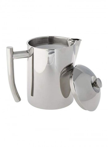 Stainless Steel Tea Maker With Infuser Silver 7x6.25inch