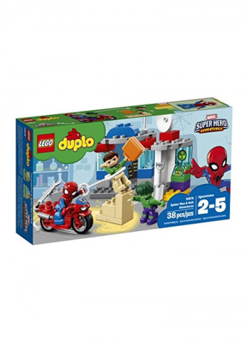 38-Piece Spider-Man And Hulk Adventures Building Set 10876